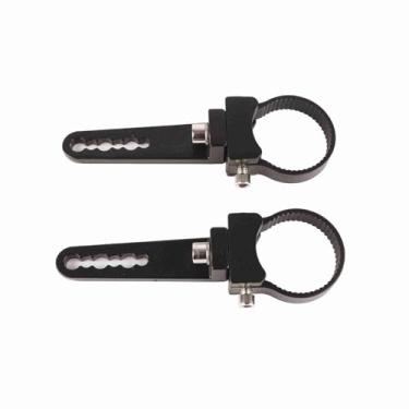 Imagem de Generic Suporte de Braçadeiras de Suporte de Barra de Rolo de Tubo de Alumínio para Luz de Trabalho Off Road de Caminhão de Carro LED, Sem Necessidade de Perfuração, Quantidade de 5 ", para a (1,75