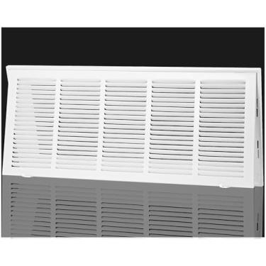 Imagem de Grade de ar de retorno, grade de cobertura de ventilação de retorno de ar para teto e parede, grade de cobertura de ventilação de aço HVAC A/C serve para abertura de duto 76 cm L x 25 cm A, comporta