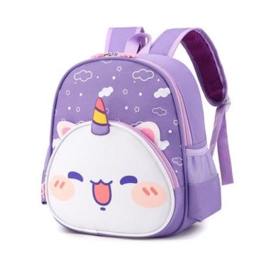 Imagem de Mochila Desenho Animado Escolar Infantil Menino Menina 038 Estampa:unicórnio