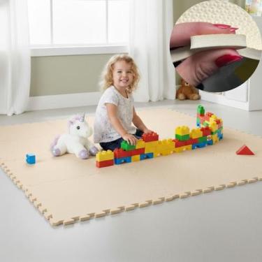 Imagem de Kit 6 Placas Tatame Tapete Tapetinho Piso EVA 50X50X1cm 10mm Espessura