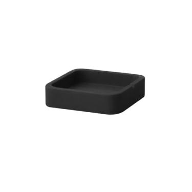 Imagem de Cinzeiro quadrado para cigarros cinzeiro de cimento para ambientes internos e externos, para sala, sala de estar, sala de jantar, escritórios, jardim, exterior, bar, café, hotel, cinzeiro, exterior