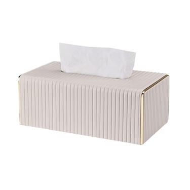 Imagem de Capa para caixa de lenços de papel Caixa de lenços papel para sala estar, com gaveta para guardanapos, estilo luxuoso e discreto, ideal para hotéis, escritórios salas conferência