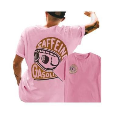 Imagem de Camiseta Casual De Algodão Masculina De Verão, Manga Curta, Estilo Clá