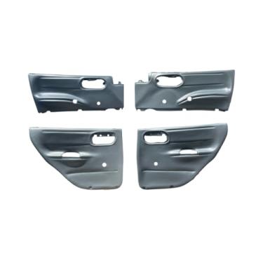 Imagem de Kit Forro de Porta Completo para Corsa Classic, 4 Portas, Jogo Completo de Revestimentos Automotivos (MANUAL, Cinza)