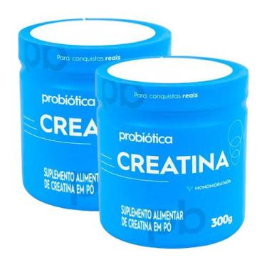 Imagem de Combo 2 Creatinas Pura Monohidratada Pote 300g - Probiótica