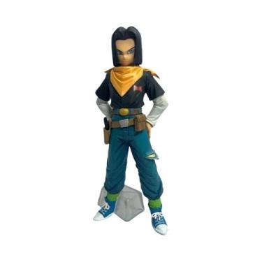 Imagem de Figuras De Ação PVC Dragon Ball Z Android 17 18 De 24CM, Brinquedos Pa