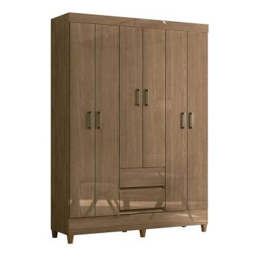 Imagem de Guarda Roupa Casal Fit 6 Portas e 2 Gavetas - Santos Andirá