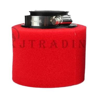 Imagem de Filtro De Ar De Espuma Preto E Vermelho Para Moped, Scooter, Moto De T