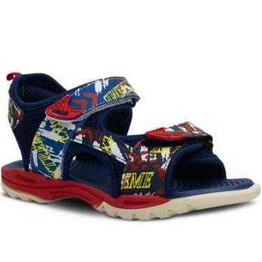 Imagem de Papete Infantil Menino Nº 28ao33 Sandália Calce Fácil 15.11j-Masculino