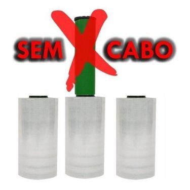 Imagem de 25 Rolos Filme Stretch 100mm Embala Tudo Protetor De Volante - Tutti S