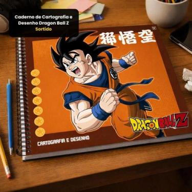 Imagem de Caderno De Cartografia E Desenho Dragon Ball Z - Sortido - Animativa