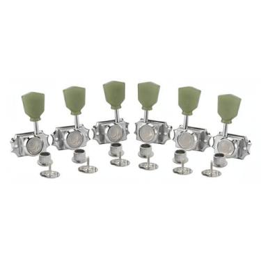 Imagem de Tarraxas Vintage Tulipa Cromada Com Trava Para Guitarra Les Paul 3+3 -