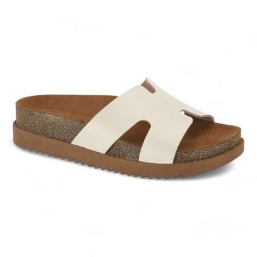 Imagem de Tamanco Moleca Feminino 5500.100, Branco off, 37