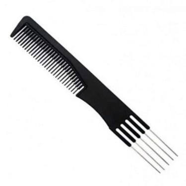 Imagem de Pente P-cabelos Preto Com Dentes De Metal Santa Clara