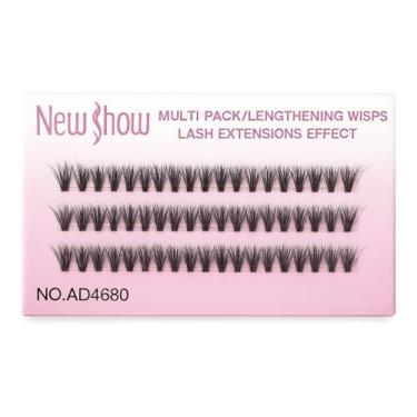 Imagem de Kit Extensão Cílios Postiços Tufinho Sem Nó 30p Curvatura D - Dexin, 1