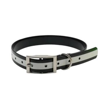 Imagem de Coleira Refletiva Impermeável Para Cães Em TPU Nylon Com Brilho Noturn