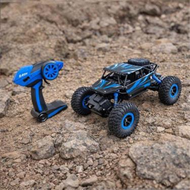 Imagem de Carrinho de Controle Remoto Recarregavel Rock Cor:Azul - Elite