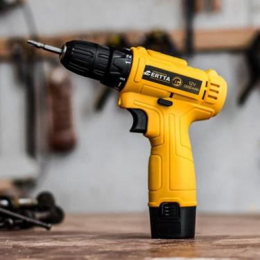 Imagem de Parafusadeira Furadeira Portátil 12V Lítio Kit Completo 25 Peças Malet