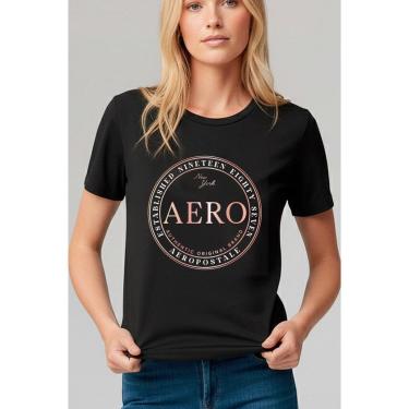 Imagem de Camiseta Manga Curta Feminina Silkada Aéropostale-Feminino