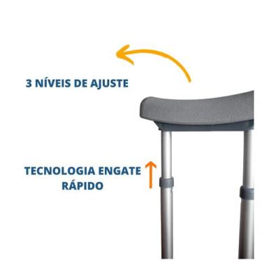 Imagem de Muleta Axilar 3 em 1 - Hidrolight