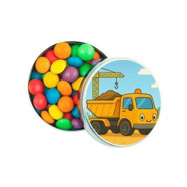 Imagem de Kit 30 Latinhas Lembrancinhas Caminhão Caçamba Cor: Prateado - Gil Fes