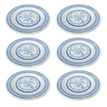 Imagem de Prato de Sobremesa de Cerâmica Donna Grano 18cm 6 Unidades - Biona 140