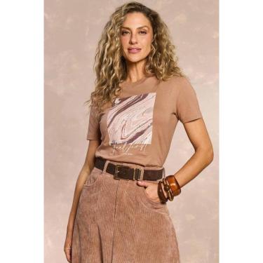 Imagem de T-SHIRT DOCE TRAMA FEMININA REF:106394-Feminino