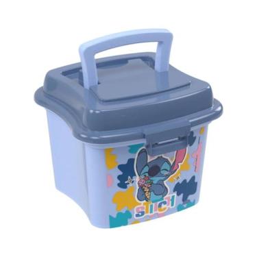 Imagem de Lancheira Infantil Mini Box Marmitinha 1LT Porta Lanches Stitch - PLAS