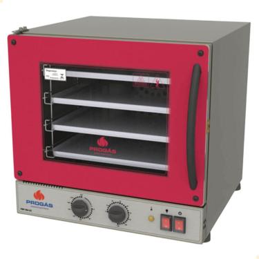 Imagem de Forno Elétrico Progás Turbo Fast Oven Vermelho 4 Esteiras PRP-004 G2 127V P37640