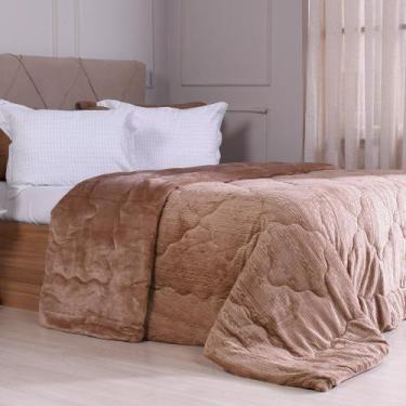 Imagem de Edredom Solteiro Plush Sense Dupla Face 100% Poliéster 160x220cm Nouga