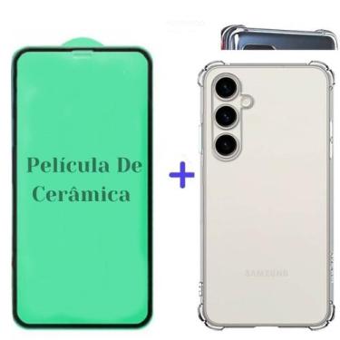 Imagem de Capa + Película De Cerâmica Samsung M35 - Leve E Flexível - Pop Shope