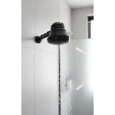 Imagem de 2x Chuveiro Elétrico Potente 4 Temperaturas Preto 6.8kW - Congratulati