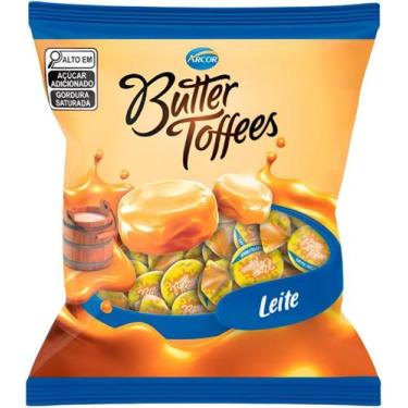 Imagem de Bala Butter Toffees Recheada Leite Arcor 400g