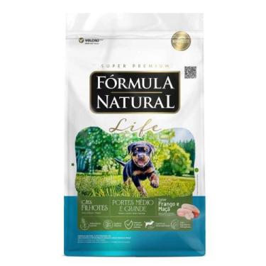 Imagem de Ração Fórmula Natural Super Premium Life para Cães Filhotes Portes Méd