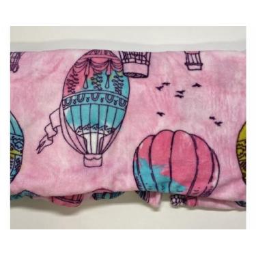 Imagem de Manta Flannel Estampada Infantil 1,50 x 2,20 Andreza, Balão
