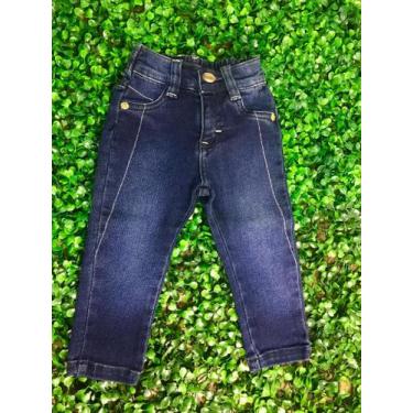 Imagem de Calça Jeans Infantil Femenino Cost Perna Frente Baby - GIJO, M