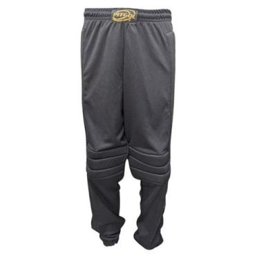 Imagem de Calça Infantil Goleiro Pit Gol, Preto, 12