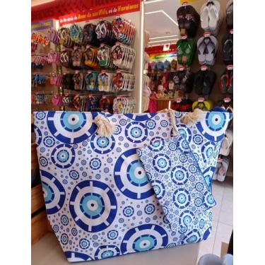 Imagem de Bolsa de praia grande olho grego - BOLSA PRAIA