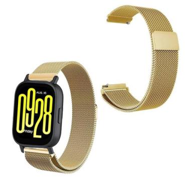 Imagem de Pulseira milanese para Redmi Watch 5 Active - aço inox - Genérica