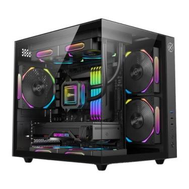 Imagem de Gabinete Gamer Kalkan Midgard, Mid Tower, Micro-ATX, Lateral em Vidro 