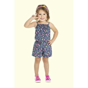 Imagem de Macaquinho Liberty - Lilipa Kids, Azul, 3