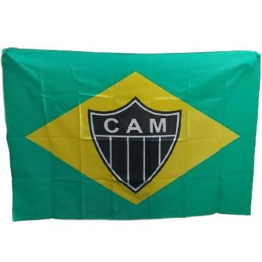 Imagem de Bandeira Atlético Mineiro 1,00m x 1,50m Poliester - Própria, 4