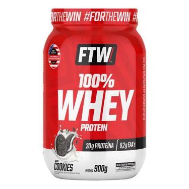 Imagem de 100% Whey Protein Pote 900g Sabor Cookies - Ftw Sabor:Cookies, Cookies