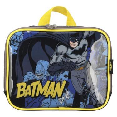 Imagem de Lancheira Térmica Infantil Escolar Batman Quadrinhos DC - Luxcel, Pret