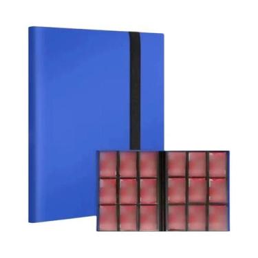 Imagem de Fichário De Cartas Colecionáveis Com 12 Bolsos, Durável Em PP, Capacid