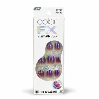 Imagem de Unhas Autocolantes Kiss Ny Color Fx By Impress Essence Imcf42