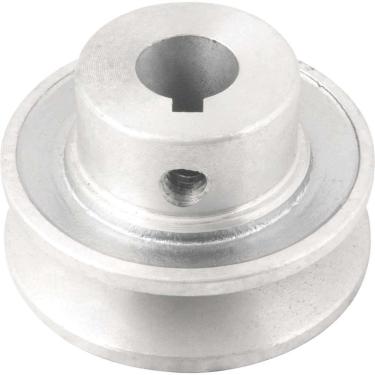 Imagem de Polia de Alumínio 1 Canal Perfil a 60MM Furo 15,9MM Funcionamento Silencioso Alto Rendimento Vonder