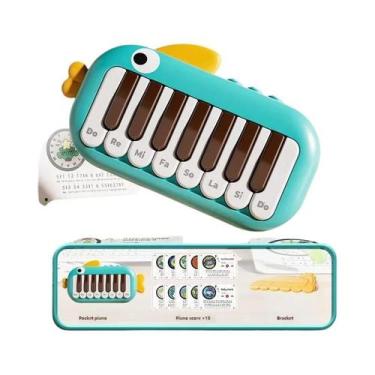 Imagem de Brinquedo Eletrônico De Piano Montessori Para Bebês, Teclado Musical M