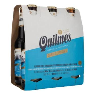 Imagem de Cerveja Arg Quilmes Pilsen Pack 6x340ml Long Neck Importada