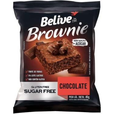 Imagem de Brownie Belive Sabor Chocolate - Zero 40G - Display 10Un